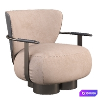 SHAKE-FUN ARMCHAIR 3D Model Corona