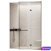 Shower with bench in bright colors 3D Model Corona