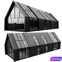 BUILDING NO26 (BARN HOUSE) 3D Model Vray, Corona