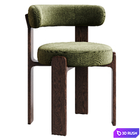 Premium Collection Granite chair KAVE HOME 3D Model Corona