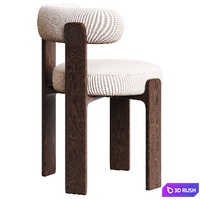 Premium Collection Granite chair KAVE HOME 3D Model Corona