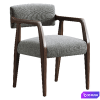 Tyler Dining Armchair 3D Model Corona