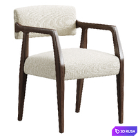 Tyler Dining Armchair 3D Model Corona