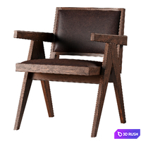 Chair | Pierre Jeanneret | Office chair | patrickseguin 3D Model Corona