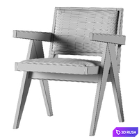 Chair | Pierre Jeanneret | Office chair | patrickseguin 3D Model Corona