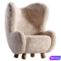 Pierre Yovanovitch - CLIFFORD armchair 3D Model Corona