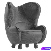 Pierre Yovanovitch - CLIFFORD armchair 3D Model Corona