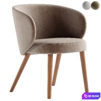 Evie Armchair 3D Model Corona