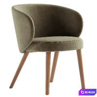 Evie Armchair 3D Model Corona