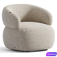 ELEONORA MAEVE armchair 3D Model Vray, Corona