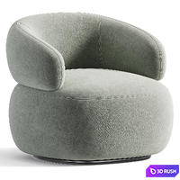 ELEONORA MAEVE armchair 3D Model Vray, Corona
