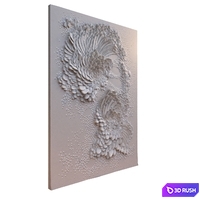 Bas-relief 3D Model Corona