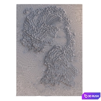 Bas-relief 3D Model Corona