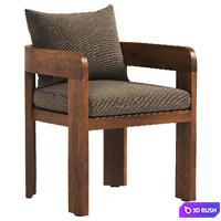 Jackson Outdoor Dining Chair 3D Model Vray