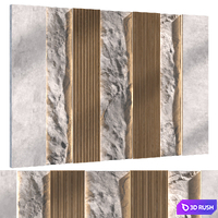 Wall 3D Panel 3D Model Corona