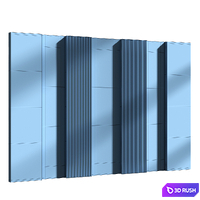Wall 3D Panel 3D Model Corona