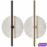 Point wall lamp 3D Model Corona