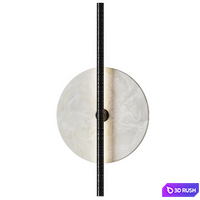 Point wall lamp 3D Model Corona