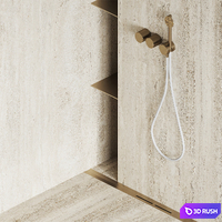 Shower 1 3D Model Corona