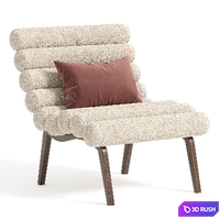 Arlo Lounge Chair 3D Model Corona