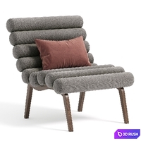 Arlo Lounge Chair 3D Model Corona