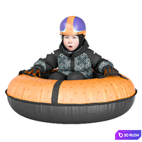 A child in a helmet rides a snow tubing 3D Model Vray, Corona