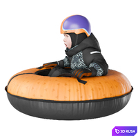 A child in a helmet rides a snow tubing 3D Model Vray, Corona