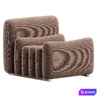 Additional System Lounge Chair 3D Model Corona