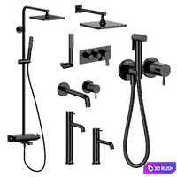 Teska Mixer Set 3D Model Corona