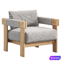 Carmichael Lounge Chair 3D Model Corona