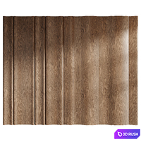 Wall 3D Panel 003 3D Model Corona