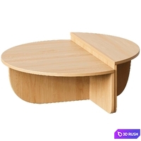 Coffee Table 3D Model Corona