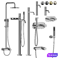Boheme Stick Faucets 3D Model Corona