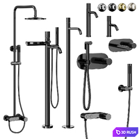 Boheme Stick Faucets 3D Model Corona