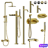 Boheme Stick Faucets 3D Model Corona