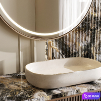 Bathroom furniture by Fauset Bathroom 195 corona 3D Model Corona