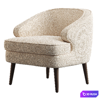 Brevik chair 3D Model Corona
