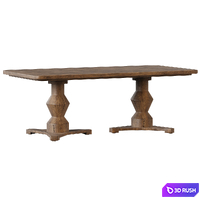 La Luz Dining Table by Pfeifer Studio 3D Model Corona