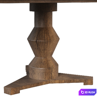 La Luz Dining Table by Pfeifer Studio 3D Model Corona