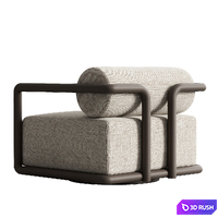 RH Outdoor Part 3 Collection Palma Garden Furniture 3D Model Vray, Corona