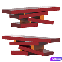 Avellino designer console 3D Model Corona