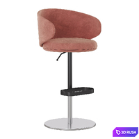 Bar stool Belle ST-ADJ 3D Model Corona