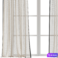 Curtains 42 3D Model Vray, Corona