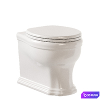 Scarabeo Ceramiche Castellana WC 3D Model Vray, Corona
