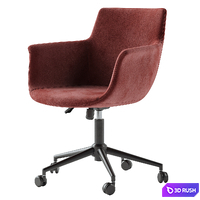 Bottega Office Armchair 3D Model Vray, Corona