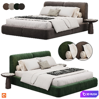 Margot Plus 160 Bed By Domkapa 3D Model Corona