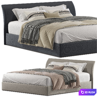 SLIM Beds 3D Model Vray