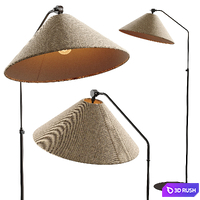 Zara Home Metal Floor Lamp 3D Model Corona