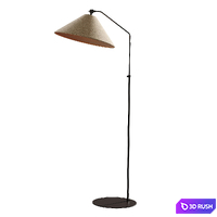 Zara Home Metal Floor Lamp 3D Model Corona
