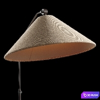 Zara Home Metal Floor Lamp 3D Model Corona